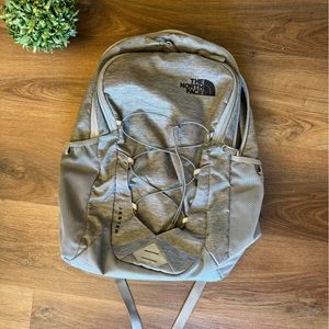 The North Face Jester Backpack, Mid Grey Dark Heather laptop carrier